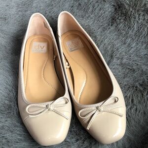 DV by Dolce Vita Blush Patent Ballet Flats with Bow